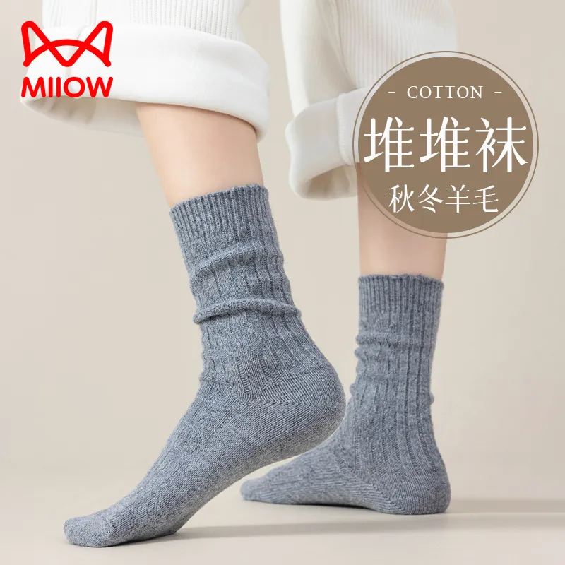 MIIOW Mid Calf Socks Women's Combo Set-8
