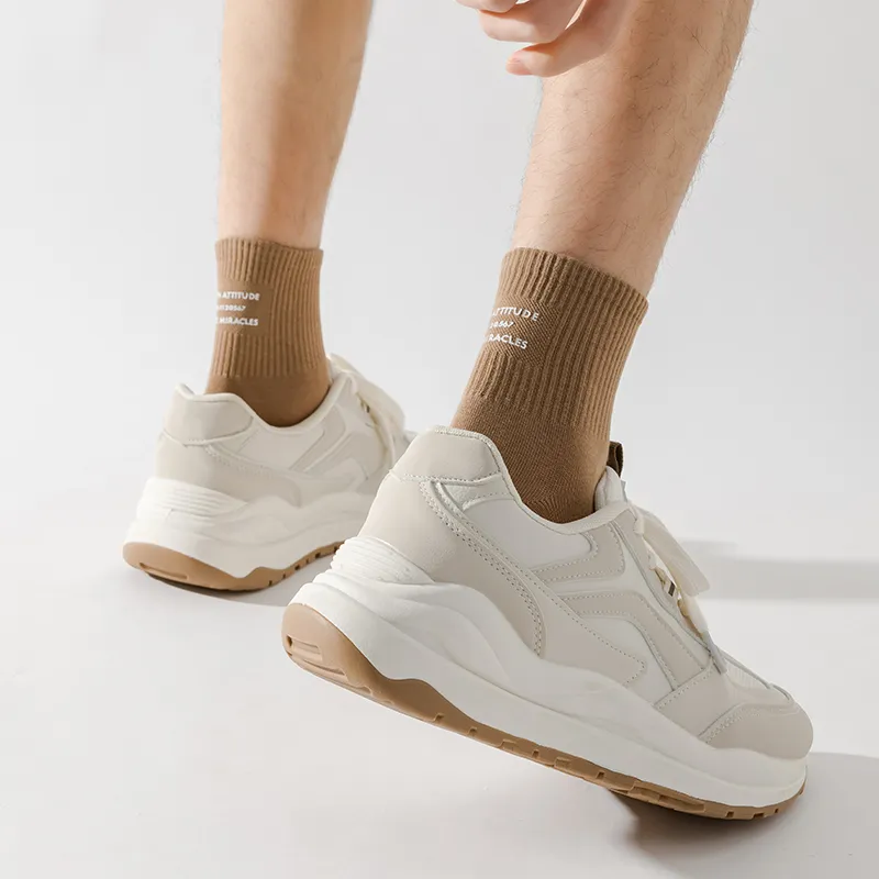 MIIOW Mid Calf Socks Men Shopping Bag 5 Pack-6