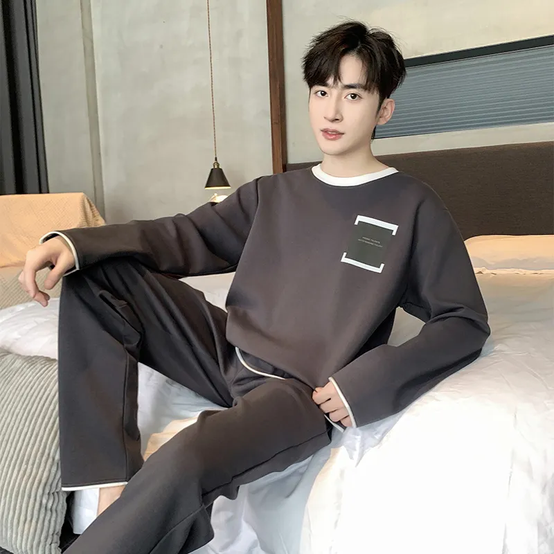 MIIOW Pajama Set Men's Dark Gray-2