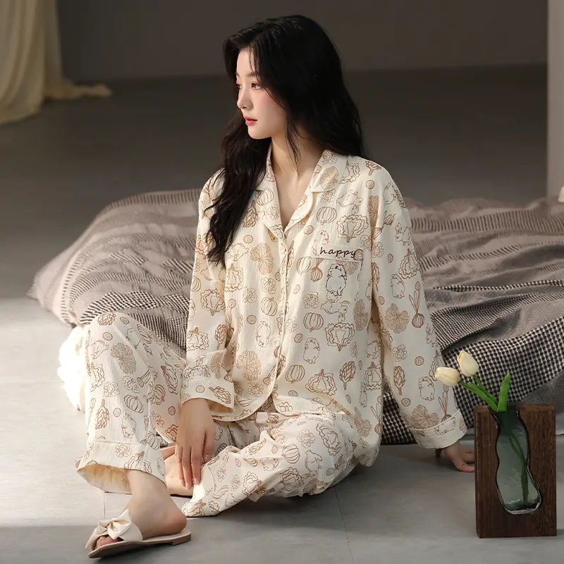MIIOW Pajama Set Women's Champagne-12