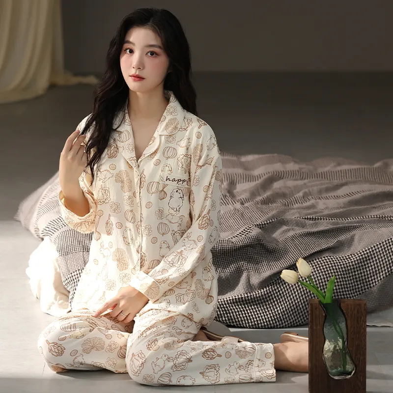 MIIOW Pajama Set Women's Champagne-8