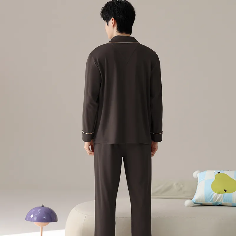 MIIOW Pajama Set Men's Dark Gray-9