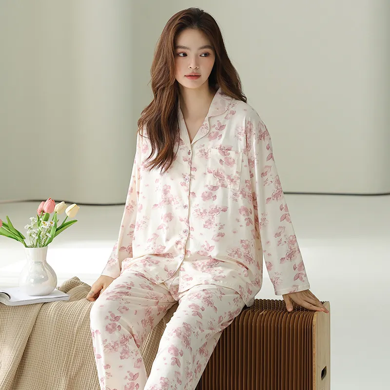 MIIOW Pajama Set Women's Light Pink-5