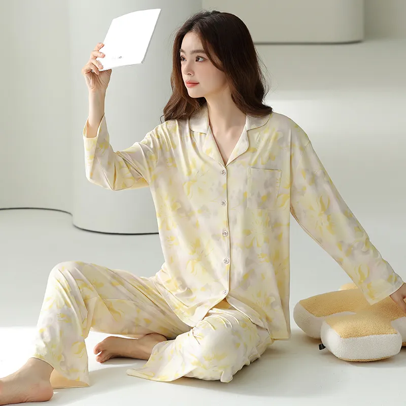 MIIOW Pajama Set Women's Champagne-4