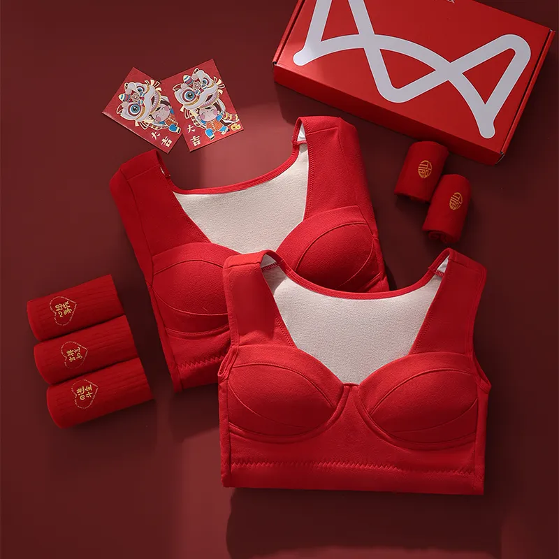MIIOW Honmei Honmei Series Thermal Set Women's Box 3 Pack Red-2
