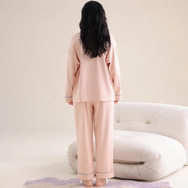 MIIOW Pajama Set Women's Light Pink-1