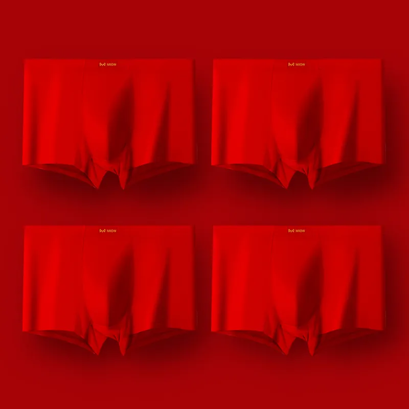 MIIOW Honmei Honmei Series Underpants Men's Combo Set Red-1