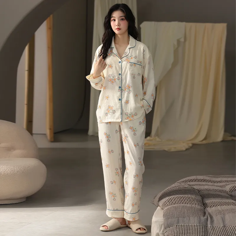 MIIOW Pajama Set Women's Champagne-1