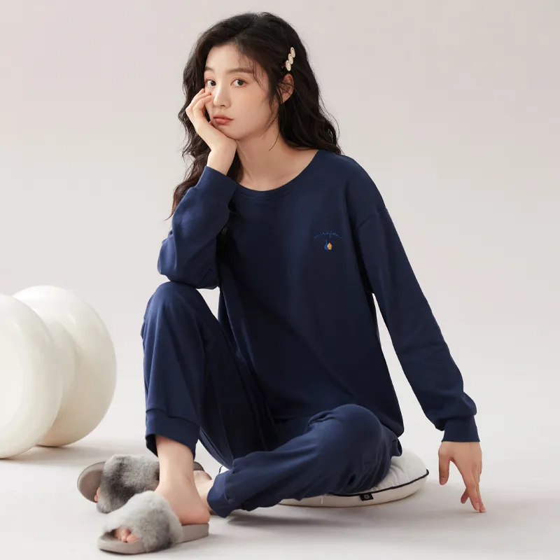 MIIOW Pajama Set Women's Royal Blue-5