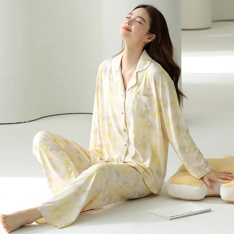 MIIOW Pajama Set Women's Champagne-5