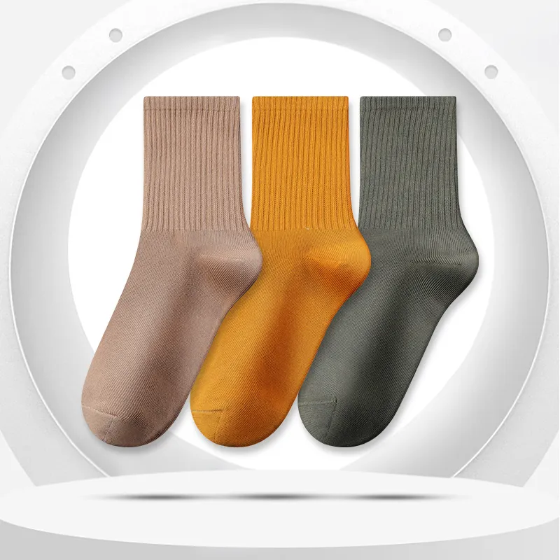 MIIOW Mid Calf Socks Men's 5 Pack-3