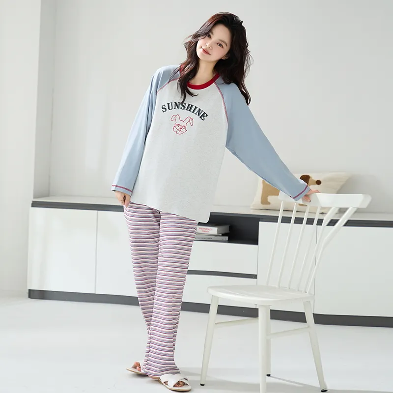 MIIOW Pajama Set Women's Cartoon Rabbit-1
