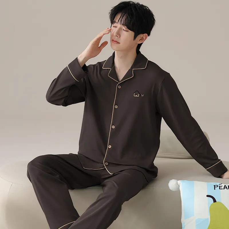 MIIOW Pajama Set Men's Dark Gray-2