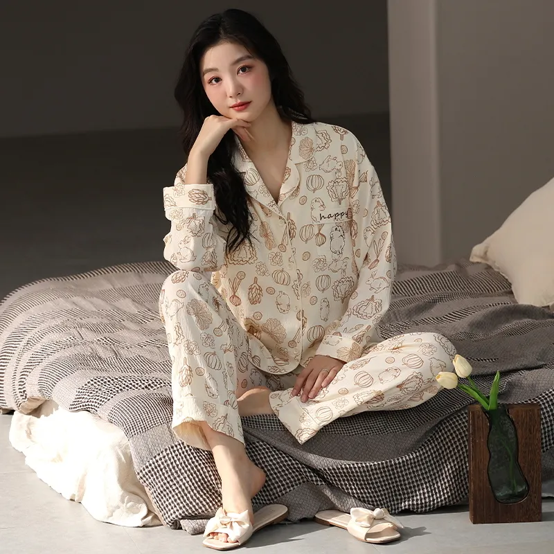 MIIOW Pajama Set Women's Champagne-4