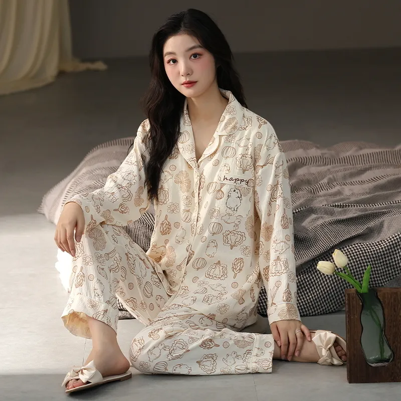 MIIOW Pajama Set Women's Champagne-11