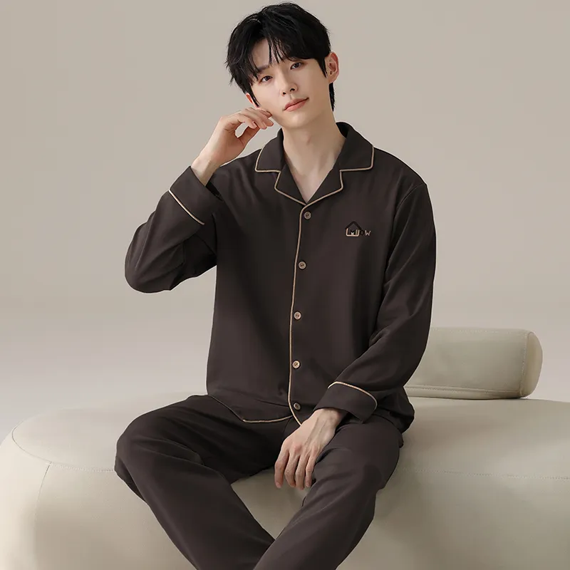 MIIOW Pajama Set Men's Dark Gray-4