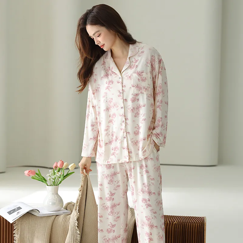 MIIOW Pajama Set Women's Light Pink-3