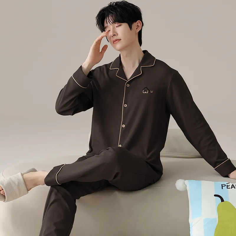 MIIOW Pajama Set Men's Dark Gray-3