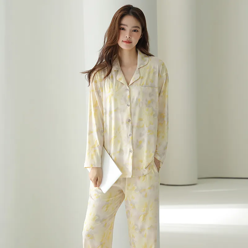 MIIOW Pajama Set Women's Champagne-3