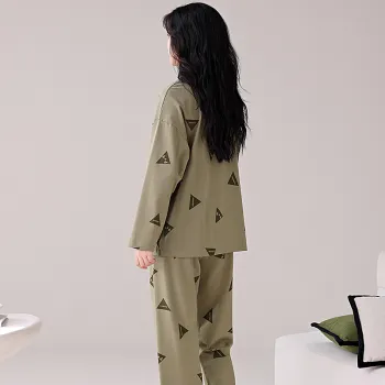 MIIOW Pajama Set Women's Tea Brown
