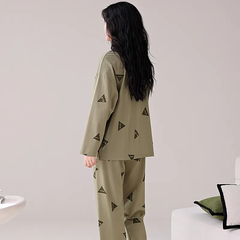 MIIOW Pajama Set Women's Tea Brown-0