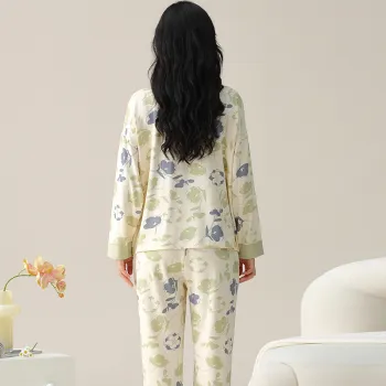 MIIOW Pajama Set Women's Light Green