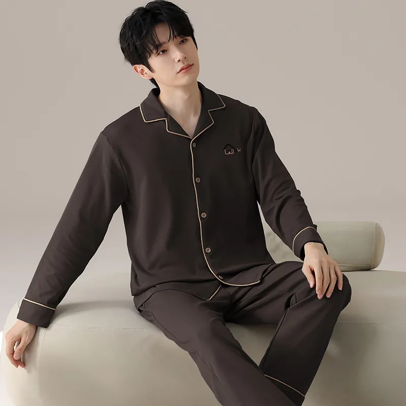 MIIOW Pajama Set Men's Dark Gray-5