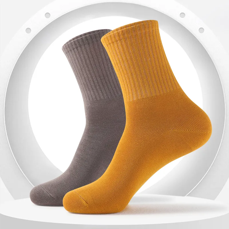 MIIOW Mid Calf Socks Men's 5 Pack-11