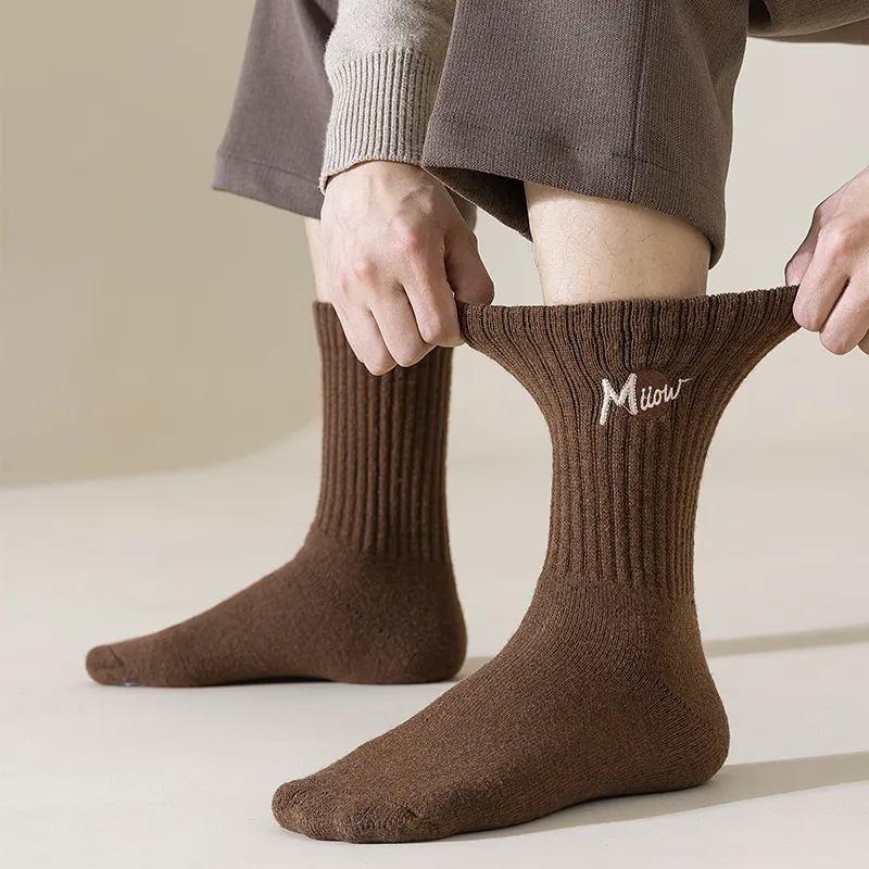 MIIOW Knee High Socks Men's 3 Pack-19