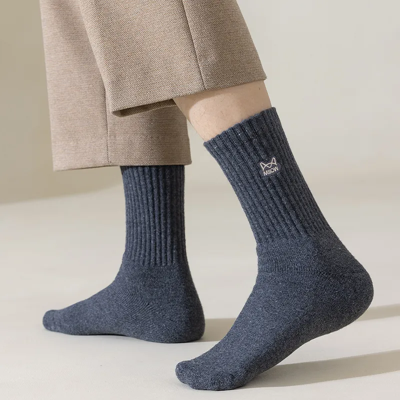 MIIOW Knee High Socks Men's 3 Pack-23