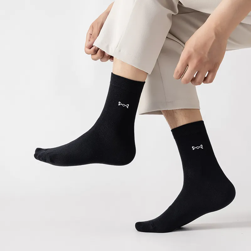 MIIOW Mid Calf Socks Men's Box 5 Pack-15