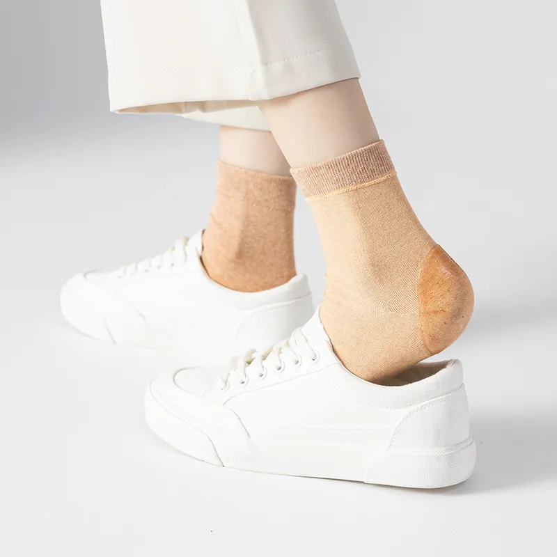 MIIOW Mid Calf Socks Women's 4 Pack-22