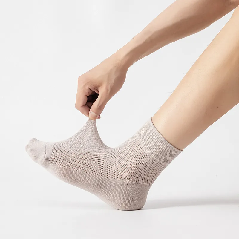 MIIOW Mid Calf Socks Men's 5 Pack-15