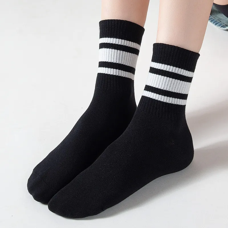 MIIOW Mid Calf Socks Women's 4 Pack-19