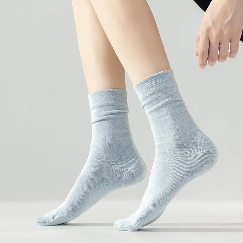 MIIOW Mid Calf Socks Women's 5 Pack-10