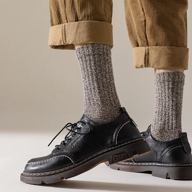 MIIOW Mid Calf Socks Men's 5 Pack-18