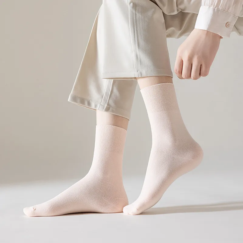 MIIOW Mid Calf Socks Women's 5 Pack-17