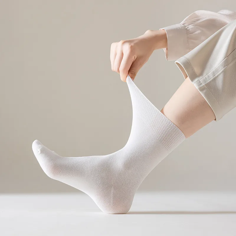 MIIOW Mid Calf Socks Women's 5 Pack-24