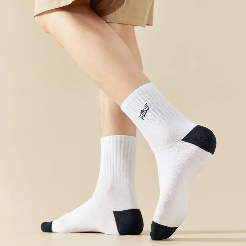 MIIOW Mid Calf Socks Men's 5 Pack-26