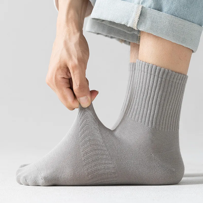 MIIOW Mid Calf Socks Men's 5 Pack-6