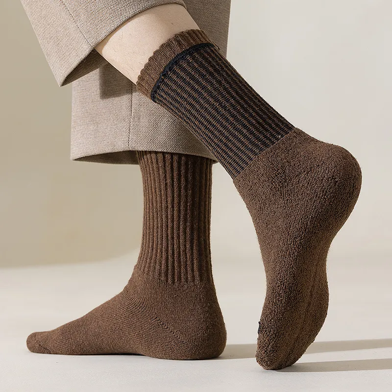 MIIOW Knee High Socks Men's 3 Pack-17