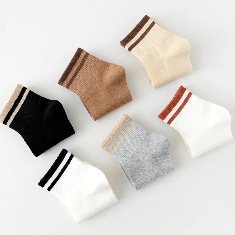 MIIOW Mid Calf Socks Men's 5 Pack-4