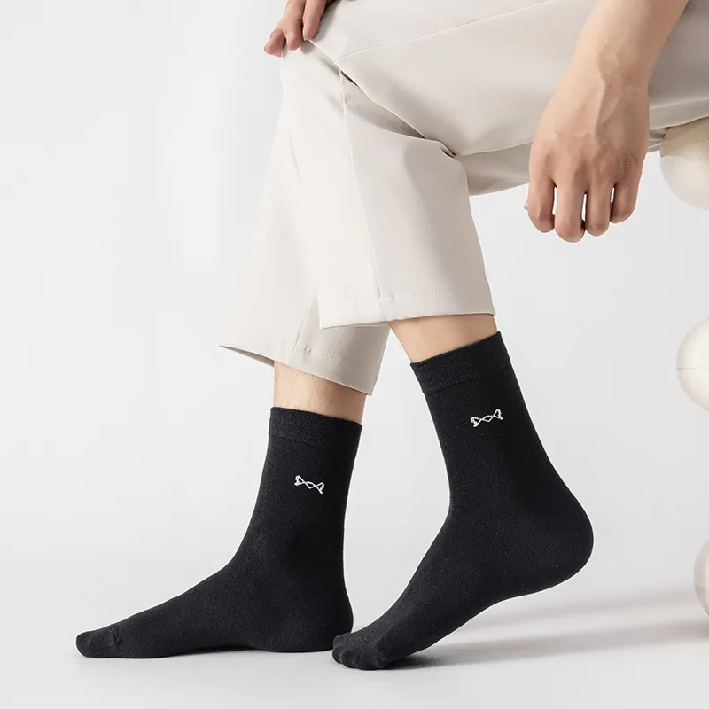 MIIOW Mid Calf Socks Men's Box 5 Pack-17