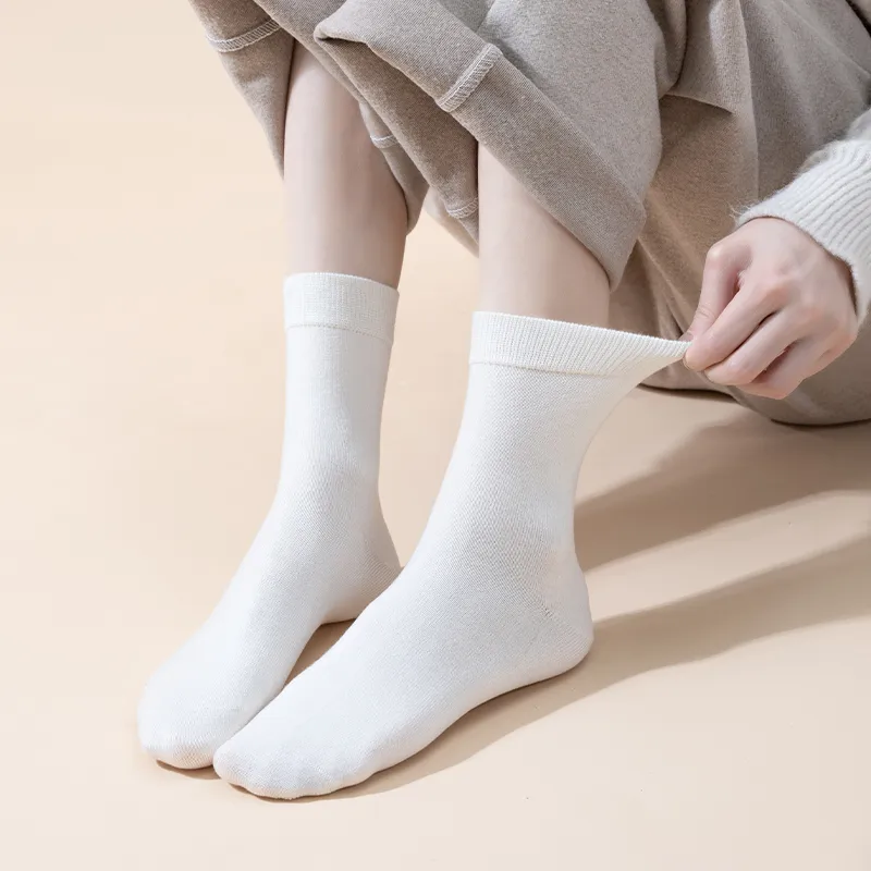 MIIOW Mid Calf Socks Women's 5 Pack-8