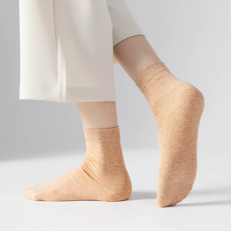MIIOW Mid Calf Socks Women's 4 Pack-23