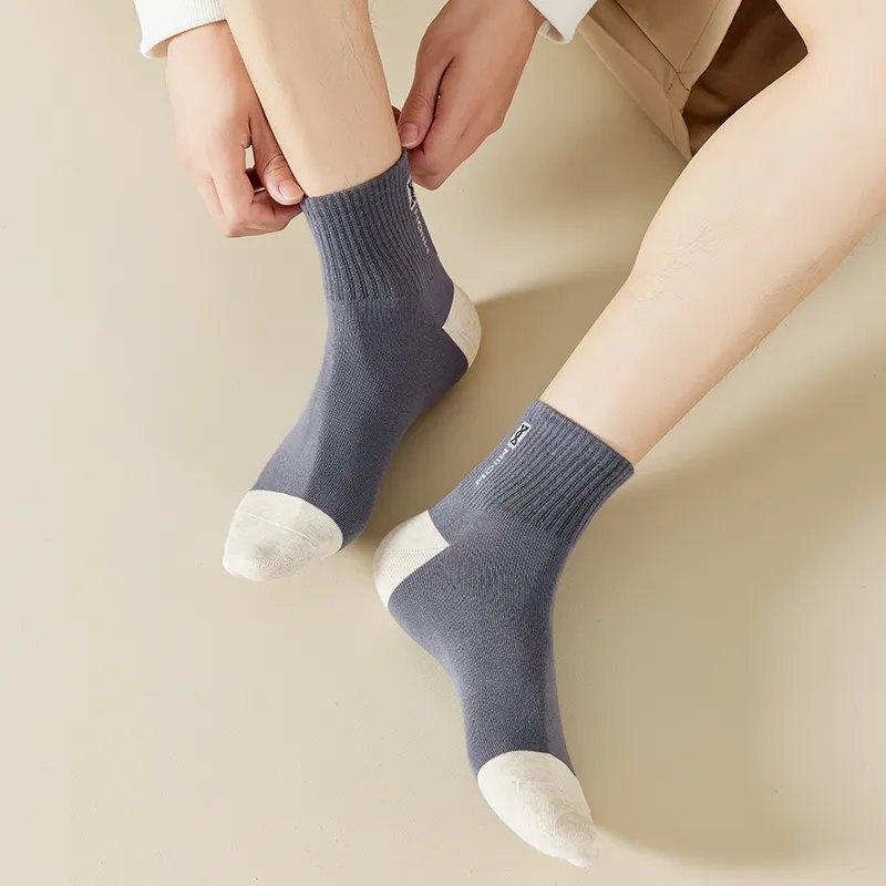MIIOW Mid Calf Socks Men 5 Pack-8