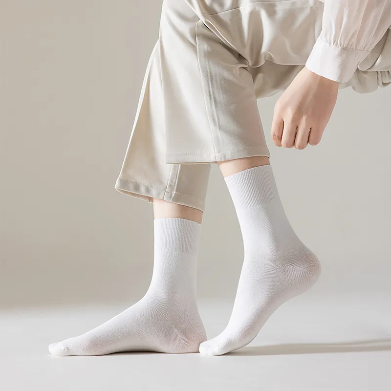 MIIOW Mid Calf Socks Women's 5 Pack-27