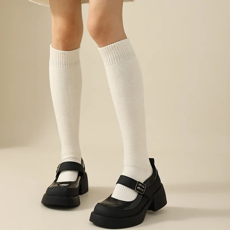 MIIOW Knee High Socks Women's 2 Pack-13