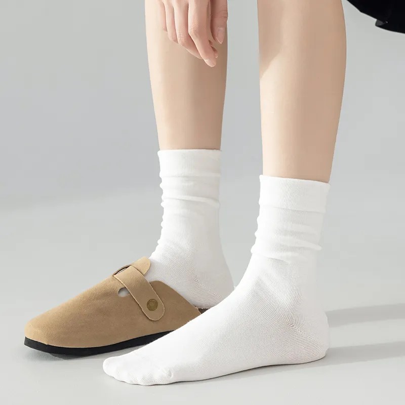 MIIOW Mid Calf Socks Women's 5 Pack-17