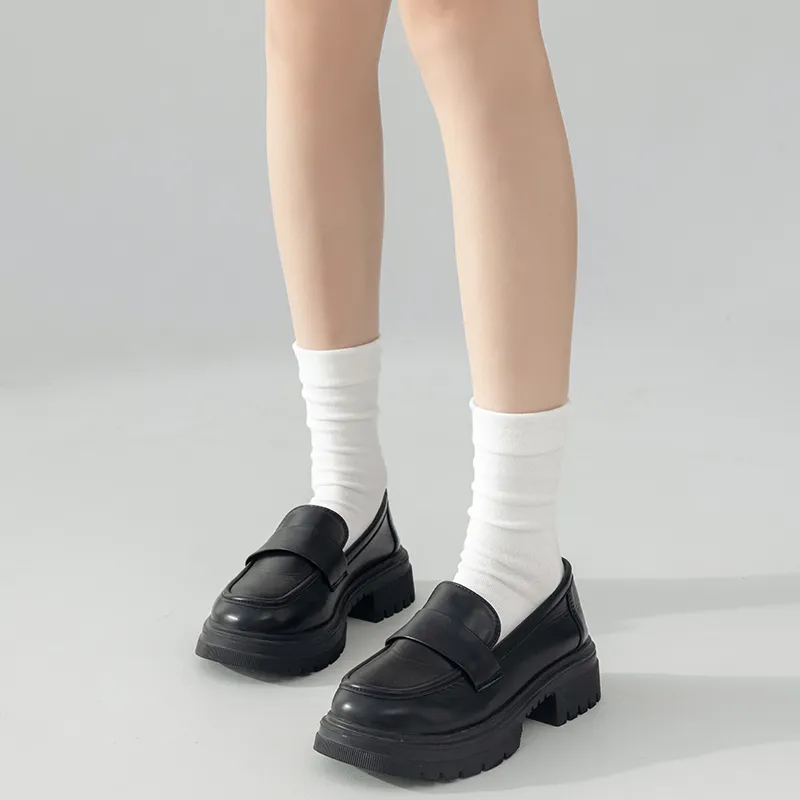 MIIOW Mid Calf Socks Women's 5 Pack-16